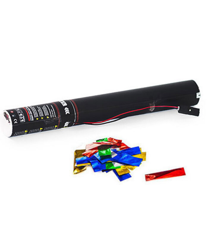 TCM FX - Elektromos Konfetti Ágyú 50cm - Többszínű Metallic